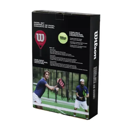 Набор для падела WILSON Optix XP Padel KIT, WR202110U2, ракетка + 3мяча, красный за 20&nbsp;362.60 ₽ купить в Кемерове
