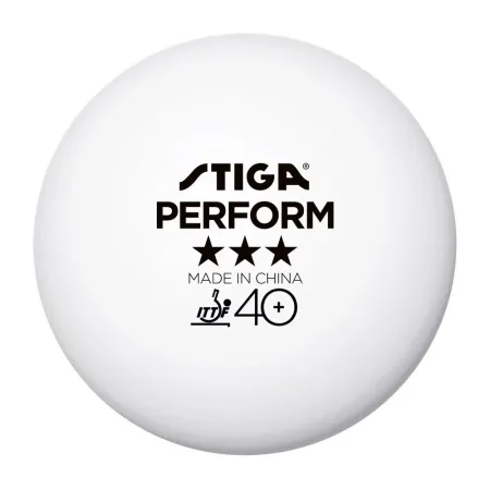 Мяч для наст. тенниса Stiga Perform 3***, 40+, 1113-2110-06, пластик, ITTF Appr., уп.6 шт, бел за 2&nbsp;121.60 ₽ купить в Кемерове