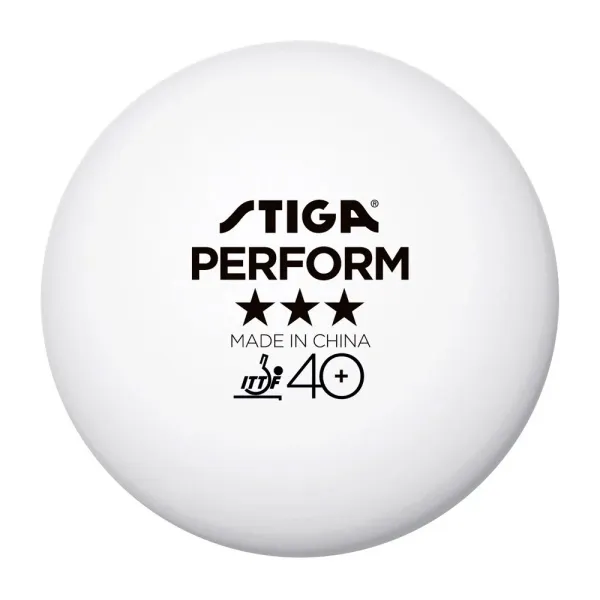 Мяч для наст. тенниса Stiga Perform 3***, 40+, 1113-2110-06, пластик, ITTF Appr., уп.6 шт, бел за 2&nbsp;121.60 ₽ в Кемерове