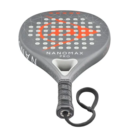 Ракетка для падела Dunlop Nanomax Pro, 10370739, для профессионалов, карбон,серо-оранжевый за 17&nbsp;248.20 ₽ купить в Кемерове