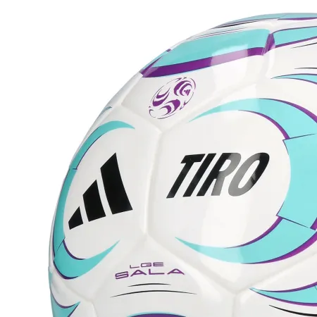 Мяч футзал. ADIDAS Tiro League Sala JW1526, р.4, FIFA Basic, 32 пан, ТПУ, термосш., бело-бирюз-фиол за 4&nbsp;833.10 ₽ купить в Кемерове