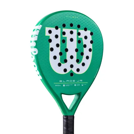 Ракетка для падела WILSON Blade Jr  V4 Padel, WR213811U0, для начин-х, стекловолокно, зеленый за 14&nbsp;934.50 ₽ купить в Кемерове