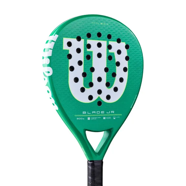 Ракетка для падела WILSON Blade Jr  V4 Padel, WR213811U0, для начин-х, стекловолокно, зеленый за 14&nbsp;934.50 ₽ в Кемерове