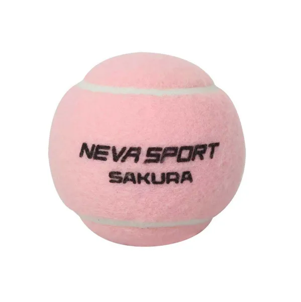 Мяч для падела NS Sakura, UAA2, уп.3 шт, сукно, нат.резина, розовый за 824.50 ₽ в Кемерове