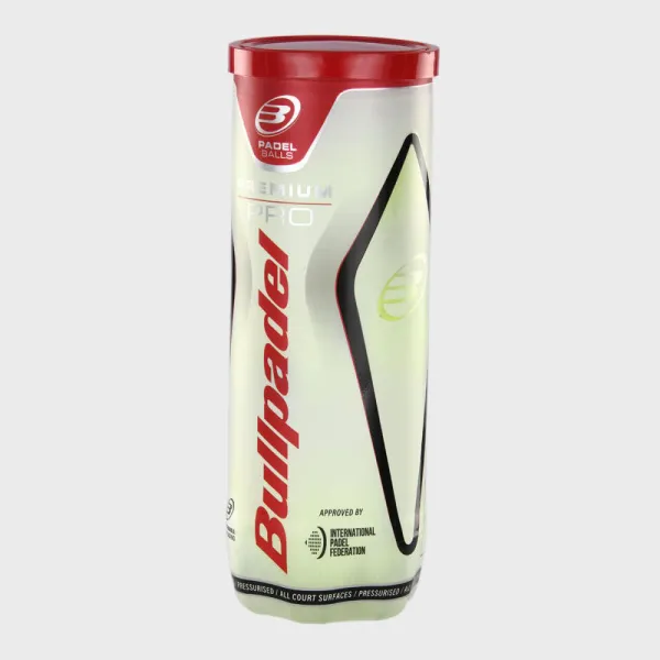 Мяч для падела BULLPADEL Premium PRO, 471959, уп.3 шт, FIP Approved, войлок, нат.резина,желтый за 1&nbsp;094.80 ₽ в Кемерове