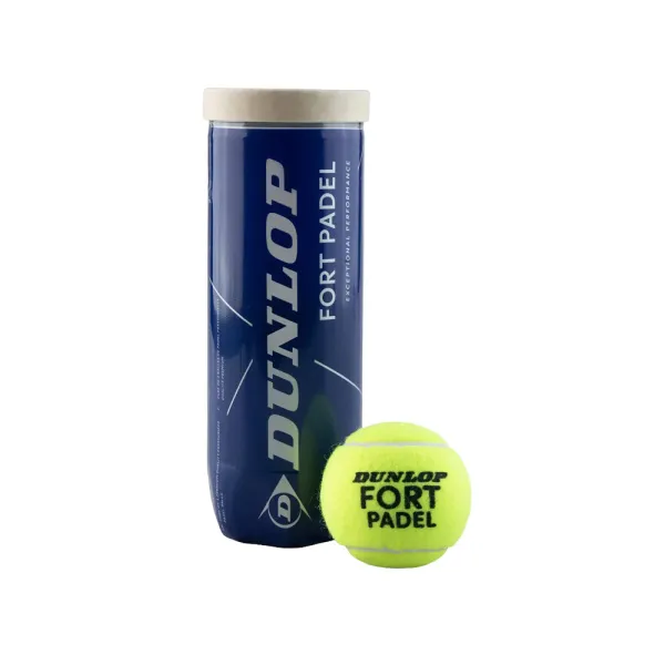 Мяч для падела Dunlop Fort Padel, 601555, уп.3 шт, FIP, сукно, нат.резина,желтый за 1&nbsp;135.60 ₽ в Кемерове