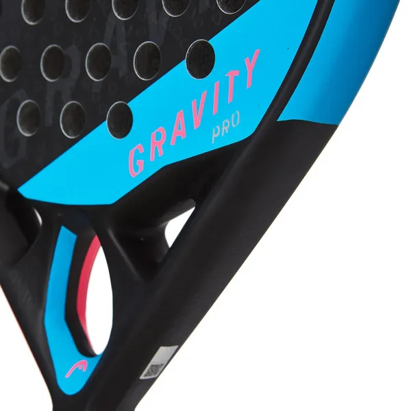 Ракетка для падела HEAD Gravity Pro 2022, 228162,для продв.игр., карбон, стекловолокно,черн-сине-роз за 16&nbsp;138.10 ₽ в Кемерове