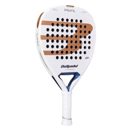 Ракетка для падела BULLPADEL Pearl 27, 497249, для проф-в, стекловолокно,карбон, бело-золотистый за 44&nbsp;319 ₽ купить в Кемерове