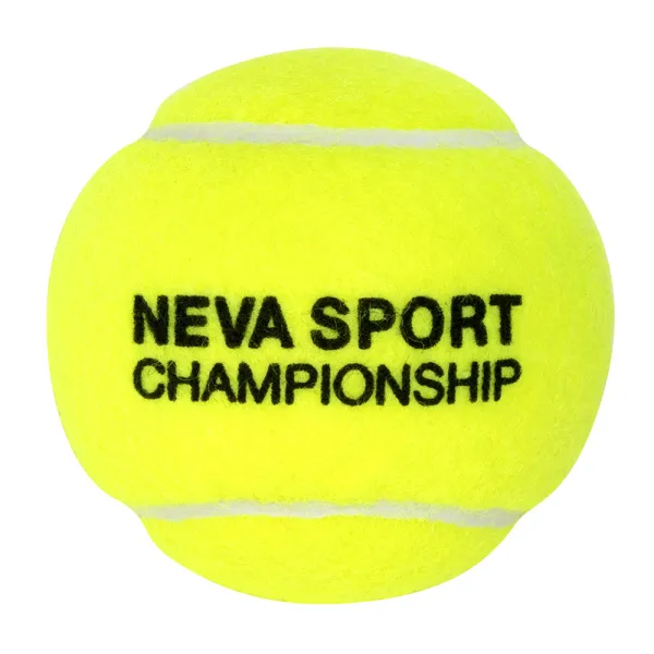 Мяч теннисный NS Championship 3B, 124001, уп.3шт, сукно, нат.резина, желтый за 646 ₽ в Кемерове