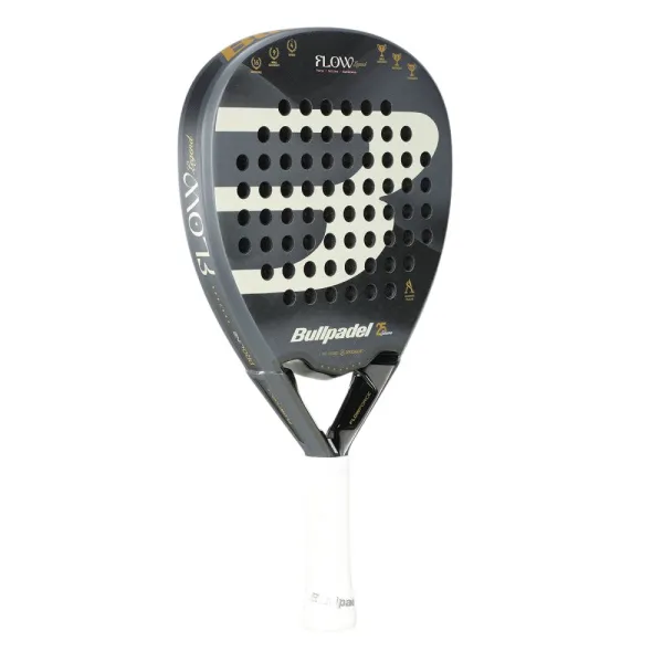 Ракетка для падела BULLPADEL Flow Legend, 494405, для профессионалов, стекловолокно,черно-белый за 31&nbsp;307.20 ₽ в Кемерове