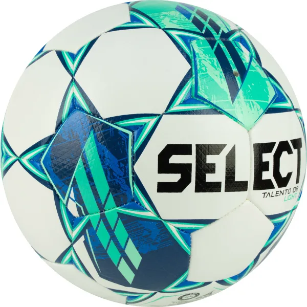 Мяч футб. SELECT Talento DB Light V23, 0775860004, р.5, 32п, ПУ, гибрид.сш, бело-зеленый за 5&nbsp;531.80 ₽ в Кемерове