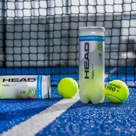 Мяч для падела HEAD Padel Pro+, 540203, уп.3 шт, FIP Approved, войлок,нат.резина,желтый за 933.30 ₽ купить в Кемерове