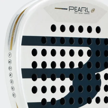 Ракетка для падела BULLPADEL Pearl 26, 493804, для профессионалов, карбон, бело-серый за 35&nbsp;929.50 ₽ купить в Кемерове