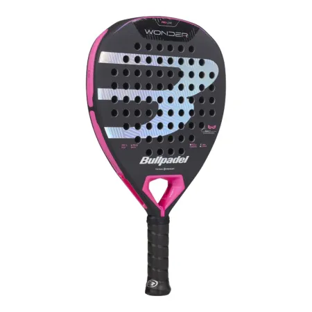 Ракетка для падела BULLPADEL Wonder 27, 497250, для продв.игроков, стекловолокно, карбон, черно-роз за 42&nbsp;969.20 ₽ купить в Кемерове