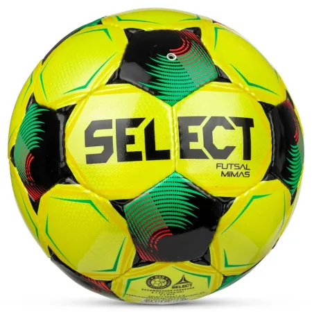 Мяч футзал. SELECT Futsal Mimas V26, 1053471007, р.4,FIFA Basic, 32п, ПУ, руч.сш, желто-зелено-черн. за 6&nbsp;113.20 ₽ купить в Кемерове
