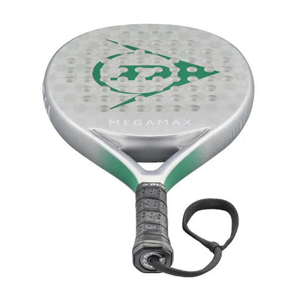 Ракетка для падела Dunlop Megamax Silver, 10370741, для начинающих, графит, серебристый за 11&nbsp;740.20 ₽ в Кемерове