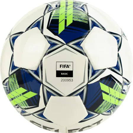 Мяч футзал. SELECT Futsal Master Shiny V22, 1043460004, р.4, Basic,32п, гл.ПУ, руч.сш,бел-син-зел за 7&nbsp;539.50 ₽ купить в Кемерове