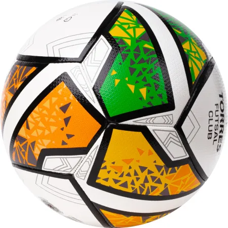 Мяч футзал. TORRES Futsal Club, FS323764, р.4, 10 пан. ПУ, 4 под. сл, гибрид. сш. бело-зел-оранж за 2&nbsp;264.40 ₽ купить в Кемерове