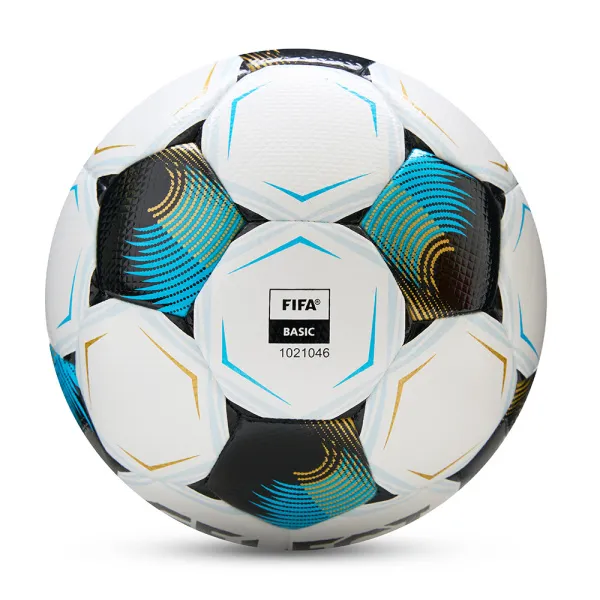 Мяч футб. SELECT Numero 10 V26, 0575071002, р.5, FIFA Basic, 32п, ПУ, гибр.сш, бело-черно-бирюзовый за 8&nbsp;404.80 ₽ в Кемерове