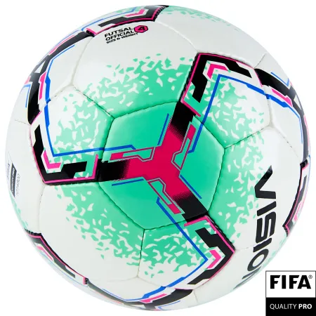 Мяч футзал. VISION SALA+, FIFA Quality Pro, FS324084 р.4, 32 п. PU, 4 подкл.сл, руч.сшив.,бело-зелен за 4&nbsp;943.60 ₽ купить в Кемерове