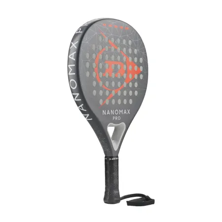 Ракетка для падела Dunlop Nanomax Pro, 10370739, для профессионалов, карбон,серо-оранжевый за 17&nbsp;248.20 ₽ купить в Кемерове