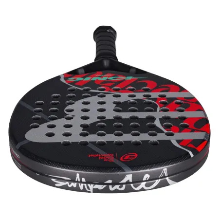 Ракетка для падела BULLPADEL Ionic Control 26, 494412, для продв. игроков, карбон, черно-красный за 33&nbsp;734.80 ₽ купить в Кемерове