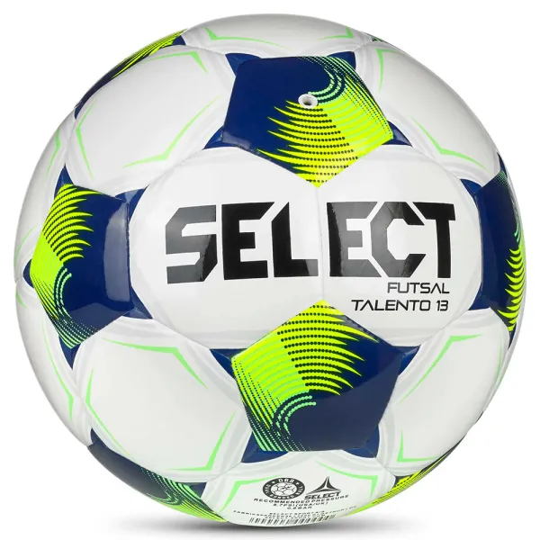 Мяч футзал. SELECT Futsal Talento 13 V26, 1062471015, р.3, 32п, ТПУ, гибр.сш, бело-сине-желтый за 4&nbsp;355.40 ₽ в Кемерове