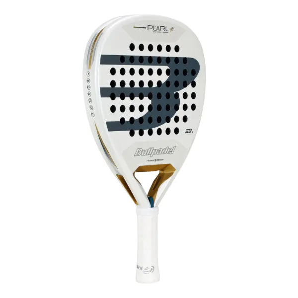 Ракетка для падела BULLPADEL Pearl 26, 493804, для профессионалов, карбон, бело-серый за 35&nbsp;929.50 ₽ в Кемерове