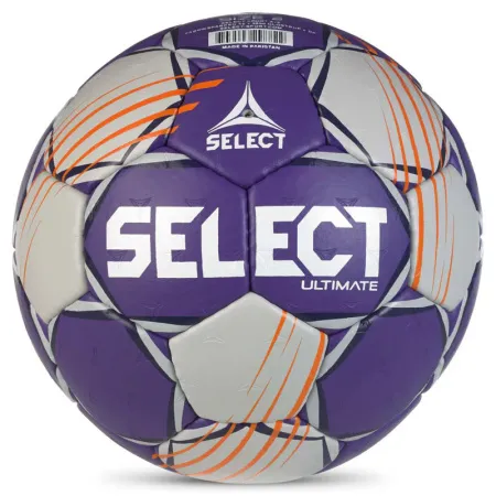 Мяч ганд. SELECT Ultimate Official EHF V24, 1612858999, Senior(р.3), EHF Appr, ПУ, руч.сш, фиол-сер за 15&nbsp;504 ₽ купить в Кемерове