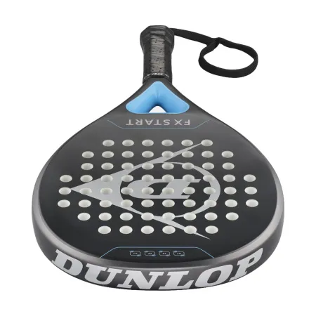 Ракетка для падела Dunlop FX Start, 10370737, для начинающих, гибрид, графит, черно-синий за 13&nbsp;175 ₽ купить в Кемерове