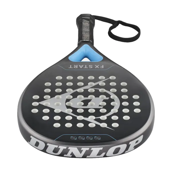 Ракетка для падела Dunlop FX Start, 10370737, для начинающих, гибрид, графит, черно-синий за 13&nbsp;175 ₽ в Кемерове
