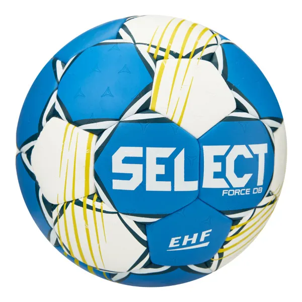 Мяч ганд. SELECT HB FORCE DB V25, 1622858205, Senior (р.3), EHF Appr,ПУ, гибр.сш., сине-белый за 8&nbsp;438.80 ₽ в Кемерове