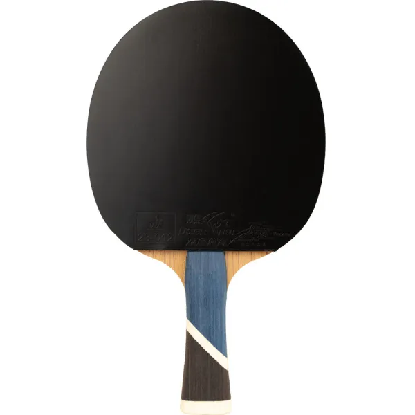 Ракетка для н/т DOUBLE FISH 5A+C, для продвин, ITTF Appr, накл. 2,1 мм, конич. ручка+ 2 мяча V40+мм за 2&nbsp;779.50 ₽ в Кемерове
