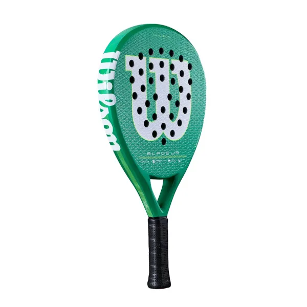 Ракетка для падела WILSON Blade Jr  V4 Padel, WR213811U0, для начин-х, стекловолокно, зеленый за 14&nbsp;934.50 ₽ в Кемерове