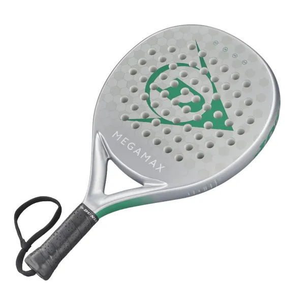 Ракетка для падела Dunlop Megamax Silver, 10370741, для начинающих, графит, серебристый за 11&nbsp;740.20 ₽ в Кемерове