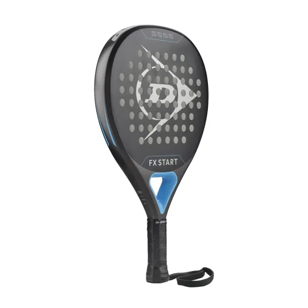 Ракетка для падела Dunlop FX Start, 10370737, для начинающих, гибрид, графит, черно-синий за 13&nbsp;175 ₽ в Кемерове