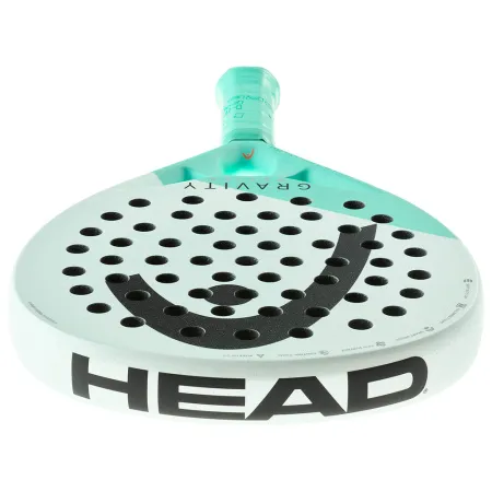 Ракетка для падела HEAD Gravity Motion, 224014, для продвинутых игроков, карбон, бело-бирюзовый за 23&nbsp;604.50 ₽ купить в Кемерове