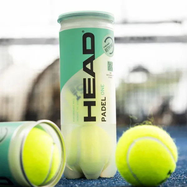 Мяч для падела HEAD Padel One S, 575383, уп.3 шт, FIP Approved, войлок,нат.резина,желтый за 933.30 ₽ в Кемерове