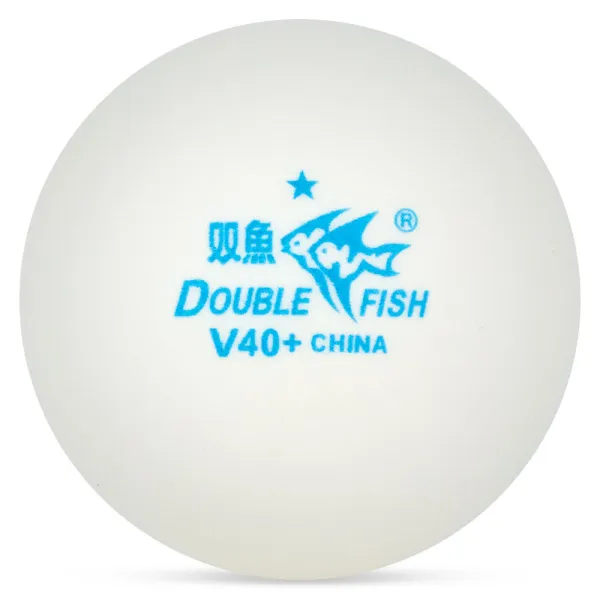 Мяч для наст. тенниса DOUBLE FISH 1* Ball, арт. V40+1, диам. V40+мм,плаcтик,упак.100 шт,белый за 4&nbsp;243.20 ₽ в Кемерове