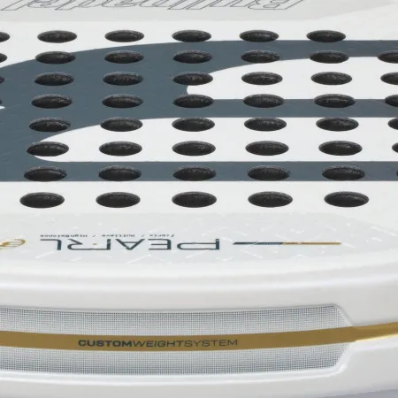 Ракетка для падела BULLPADEL Pearl 26, 493804, для профессионалов, карбон, бело-серый за 35&nbsp;929.50 ₽ купить в Кемерове