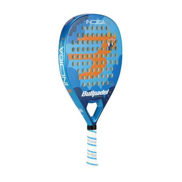 Ракетка для падела BULLPADEL Indiga Jr Boy 26, 494422, для начинающих, стекловолокно,сине-оранжевый за 10&nbsp;480.50 ₽ в Кемерове