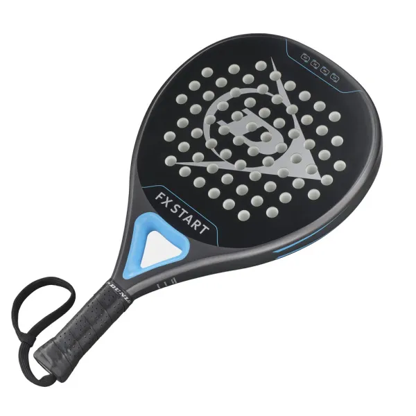Ракетка для падела Dunlop FX Start, 10370737, для начинающих, гибрид, графит, черно-синий за 13&nbsp;175 ₽ в Кемерове