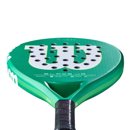 Ракетка для падела WILSON Blade Jr  V4 Padel, WR213811U0, для начин-х, стекловолокно, зеленый за 14&nbsp;934.50 ₽ купить в Кемерове