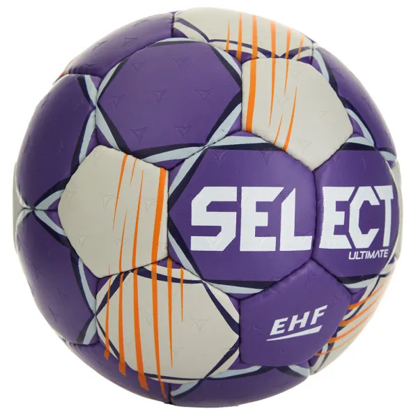 Мяч ганд. SELECT Ultimate Official EHF V24, 1612858999, Senior(р.3), EHF Appr, ПУ, руч.сш, фиол-сер за 15&nbsp;504 ₽ в Кемерове