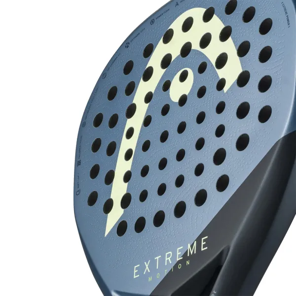 Ракетка для падела HEAD Extreme Motion, 223135, для профессионалов, углеродное волокно, темно-синий за 26&nbsp;894 ₽ в Кемерове