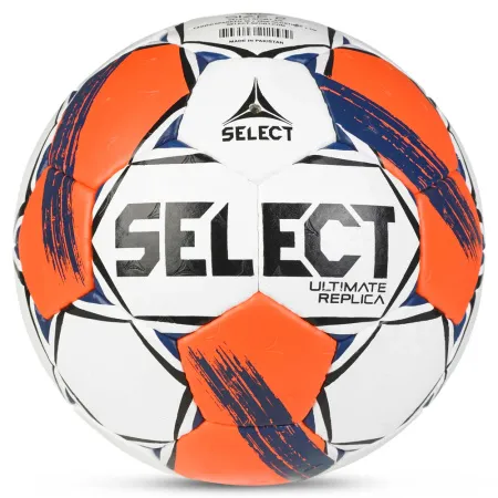 Мяч ганд. SELECT Ultimate Replica v25, 3572858745, р.3(Senior), ПУ,руч.сш, бел-оранж-т.син за 5&nbsp;373.70 ₽ купить в Кемерове