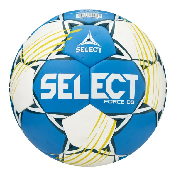 Мяч ганд. SELECT HB FORCE DB V25, 1622858205, Senior (р.3), EHF Appr,ПУ, гибр.сш., сине-белый за 8&nbsp;438.80 ₽ в Кемерове