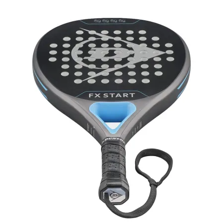 Ракетка для падела Dunlop FX Start, 10370737, для начинающих, гибрид, графит, черно-синий за 13&nbsp;175 ₽ купить в Кемерове